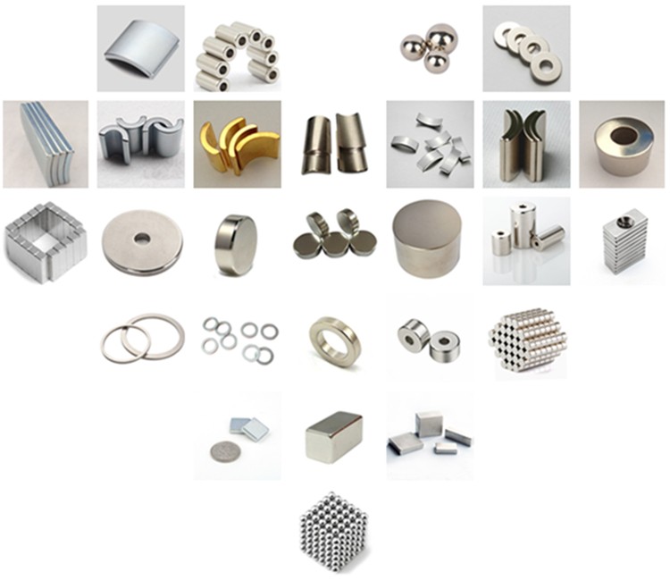 N35 Permanent Neodymium Motor Magnets Curved Arc Rare Earth Segment Magnet