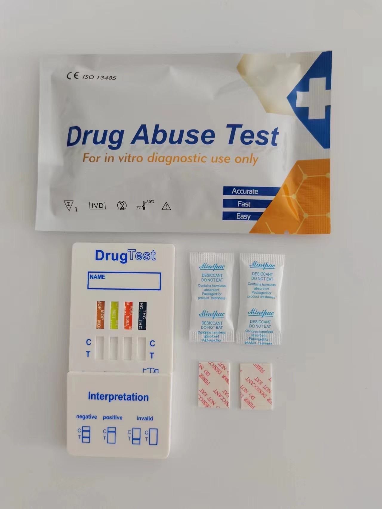 Rapid Immunoassay Detection Kit Human Immunodeficiency Virus MTD/OPI/OXY/PPX/THC Drug Test