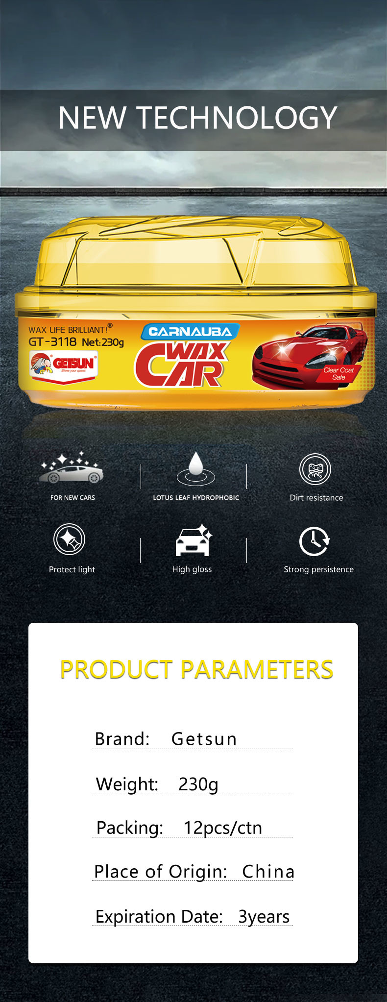 Vehicle Ceramic Carnauba Wax Reshine Metallic Car Polish In Bulk