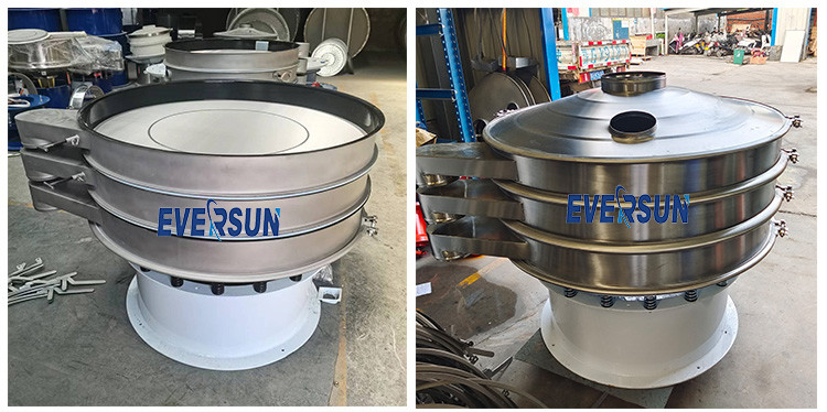 Industry-Leading circular vibrating screen separator For Gypsum Ceramic Powder