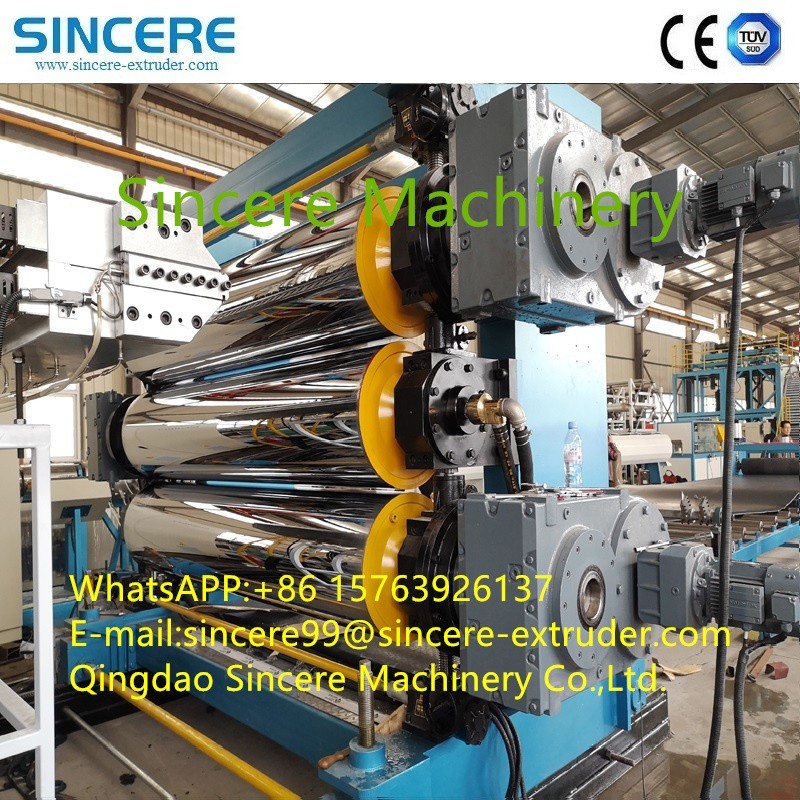 1000mm Computerized PE PP PET Plastic Sheet Extrusion Machine
