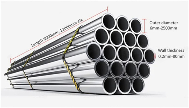 304 304L Seamless Welded Stainless Steel Tubing Sch 40 Pipe