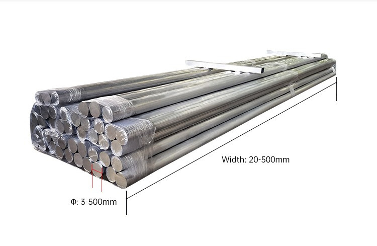High Quality 2A14 3A21 1070 1100 2024 7075 6061 6063 T6 6082 3mm 5mm 8mm Aluminum Rod Extruded Pure Aluminum Bar