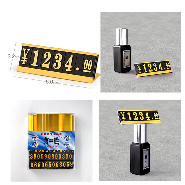 AaL-60-22 Large Plastic Pricing tags with Aluminum alloy Base
