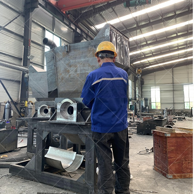 AC Air Conditioner Radiator Aluminum Copper Separator Shredder Recycling Machine in Japan and South Korea