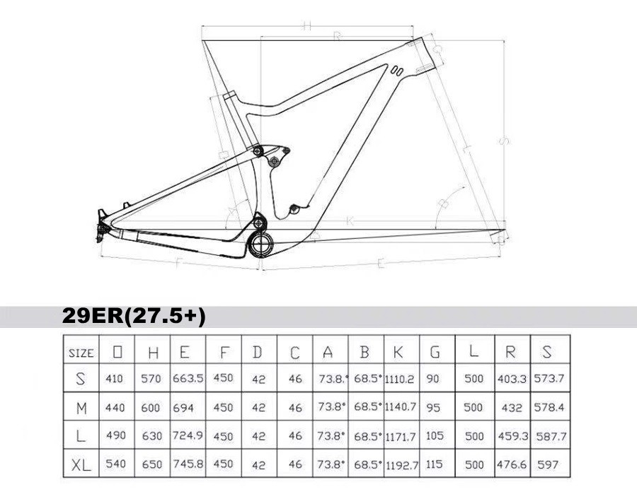 T1000 Carbon Fiber Full Suspension Mountain Bike Customized Logo