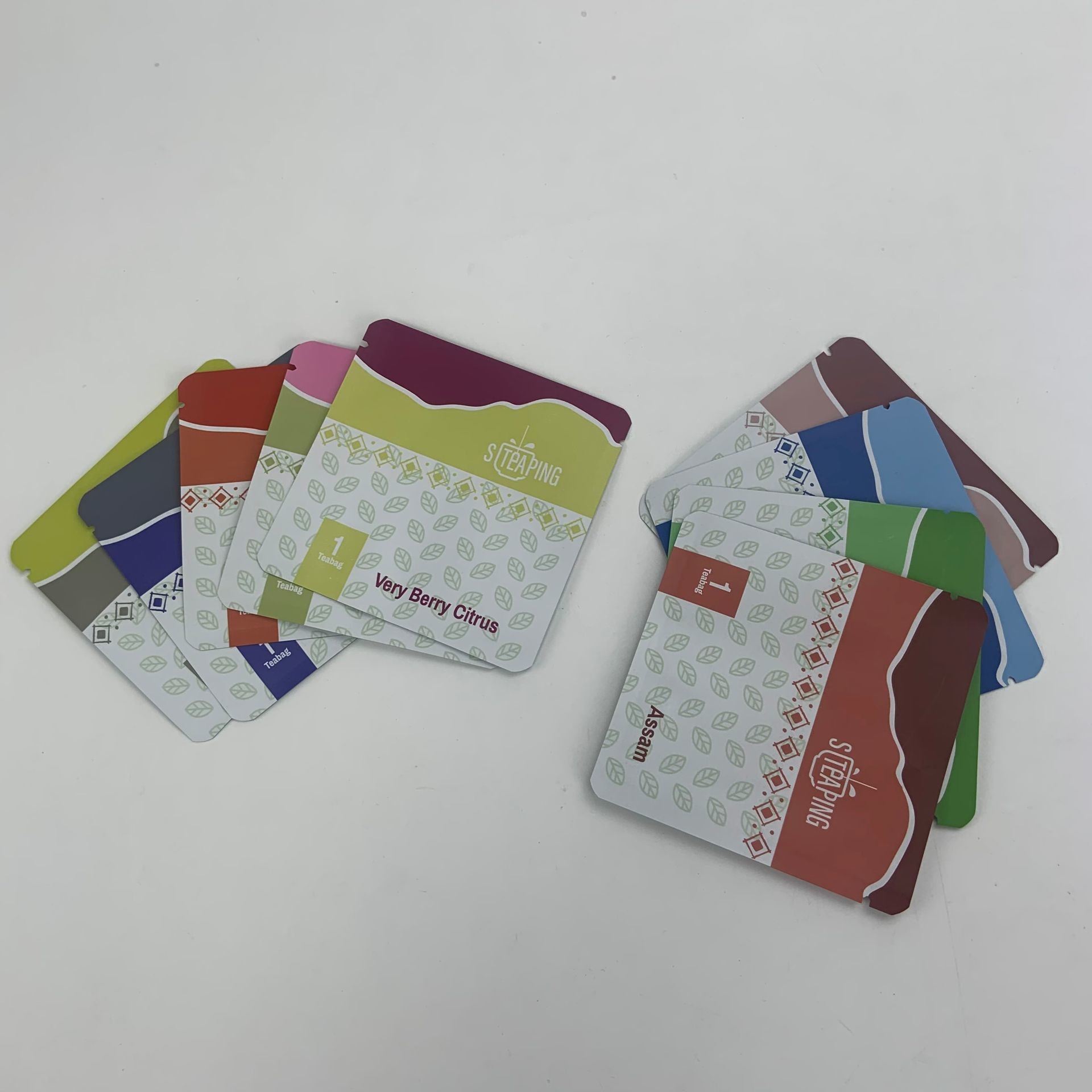 Aluminum Foil Custom Sachet Packaging Printed 3 Sides Heat Seal