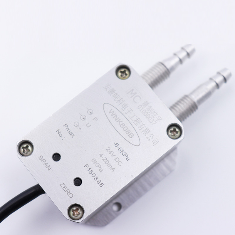 100KPa Aluminum HVAC Wind Differential Pressure Sensor