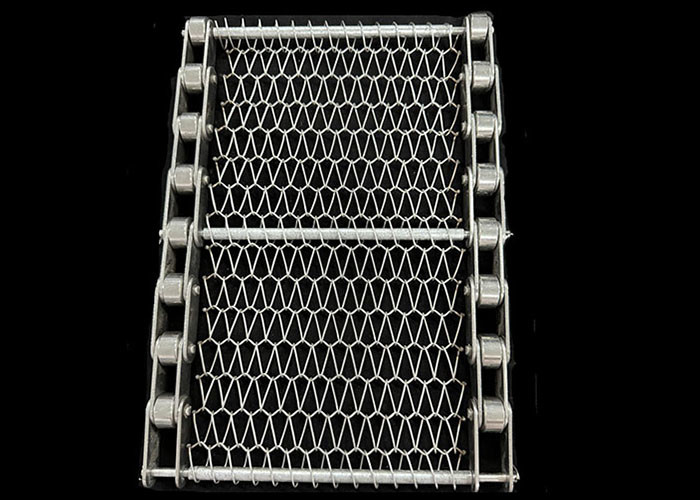 Food Grade Heat Resistant Stainless Steel Metal Wire Mesh Chain Conveyor Belt