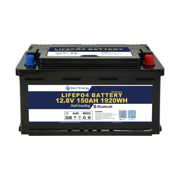 12V150Ah Deep Cycle Lithium Battery Prismatic LiFePO4 Cell Type Long-Lasting