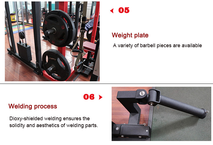 Professional Commercial Multi Station Gym Equipment , Cable Power Combo Rack Machine