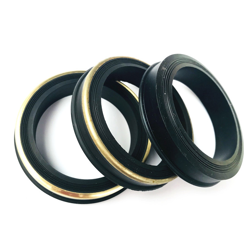 FIG 602/1002/1502 Black NBR HNBR FKM PTFE Hammer Union Seal With Brass/Stainless Ring