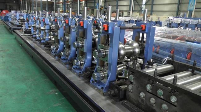 PLC Control Welded Tube Mill Line 20m/min-50m/minLaser Seam Tracking With Roll Forming