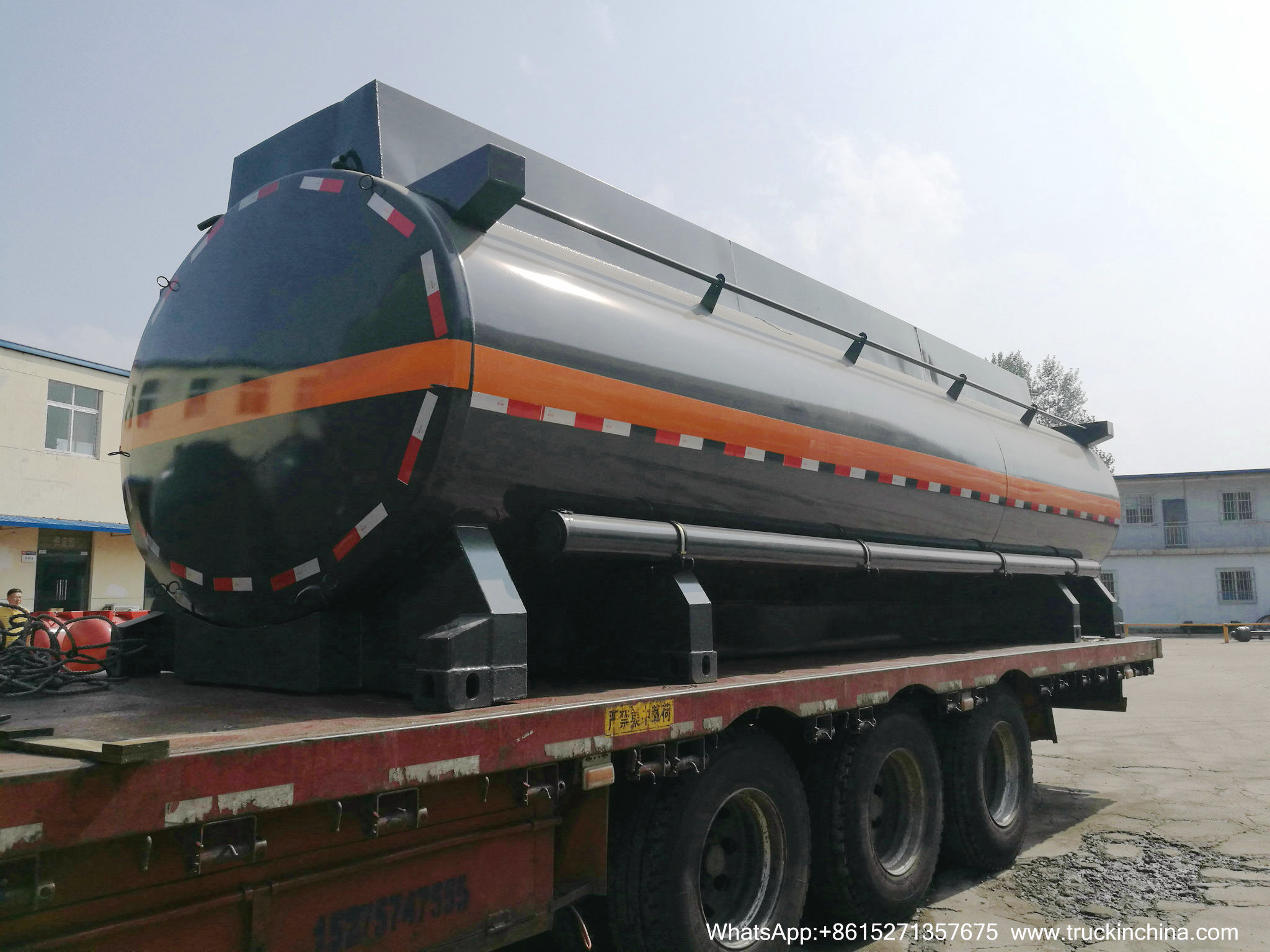 Chemical Acid Tank Body Chemical Liquid Tanker Body with Container Locks Trailer Road Transport WhsApp:+8615271357675