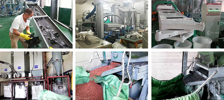 200-3000KG/H Battery Recycling Machine Separate Equipment for Recycling Lithium Batteries