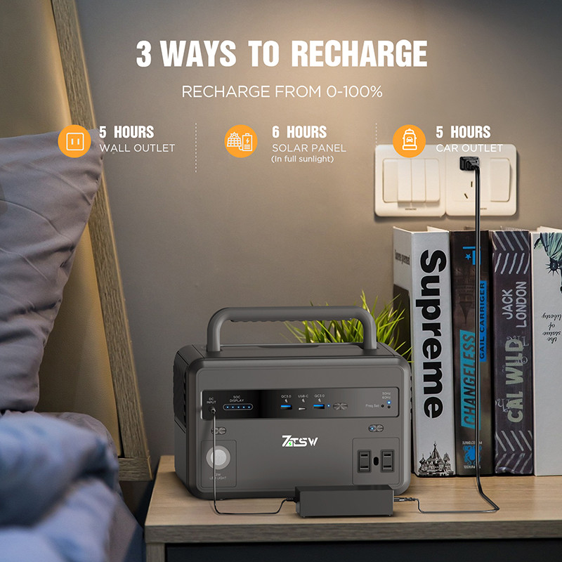 307Wh Portable Power Station GT300 Battery Pack For Camping