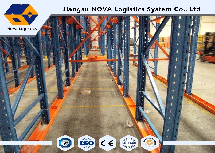 Galvanised Pallet Racking , Homogeneous Products Drive Through Pallet Racking