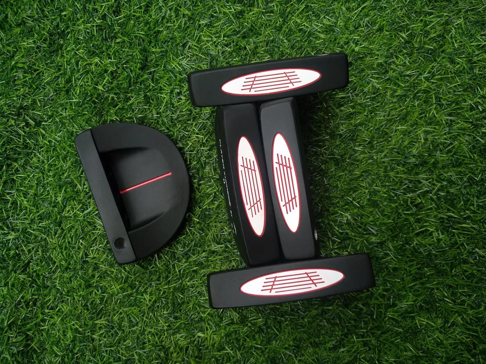 mallet golf putter, golf head , golf putter , complete golf putter