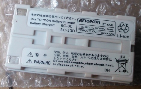 Battery BT-62Q BT-66Q Battery for Topcon Total Station