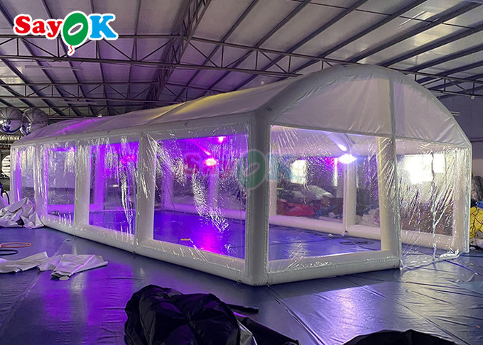 Airtight Inflatable Pool Cover Transparent Inflatable Swimming Pool Bubble Tent