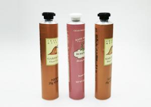 China 50-100ML Aluminium Collapsible Tubes , Hand Cream Tube With Octagonal Cap on sale