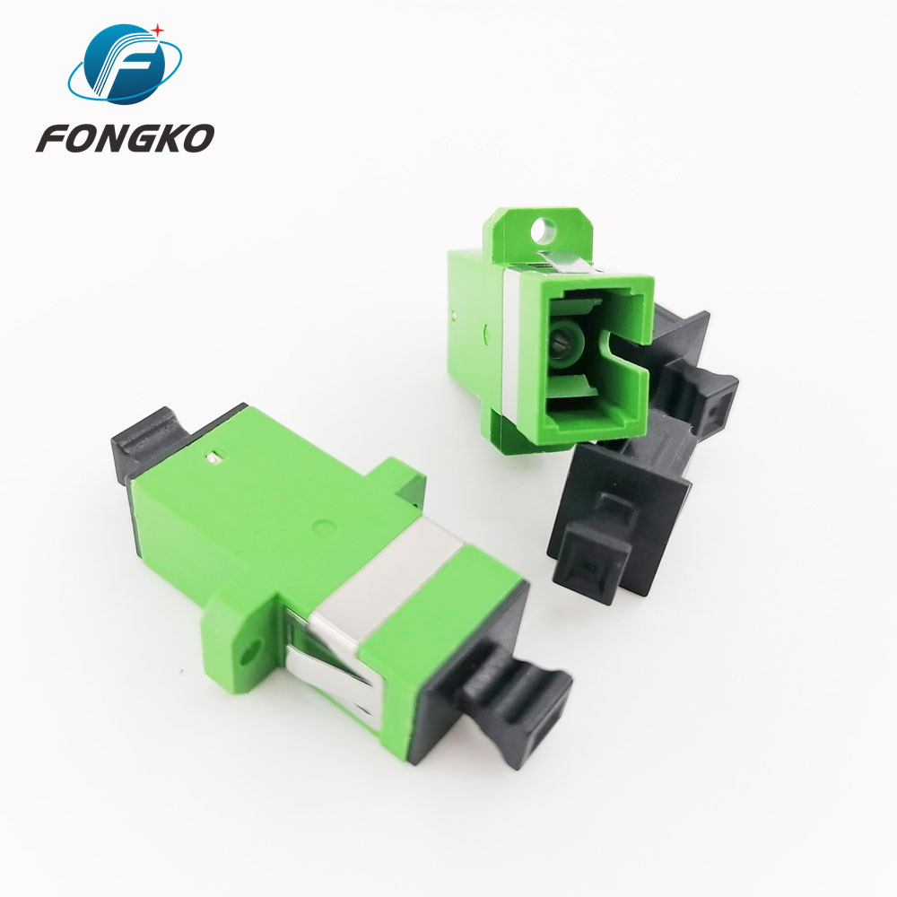FONGKO SC APC Power Simplex Single Mode Coupler Adapter