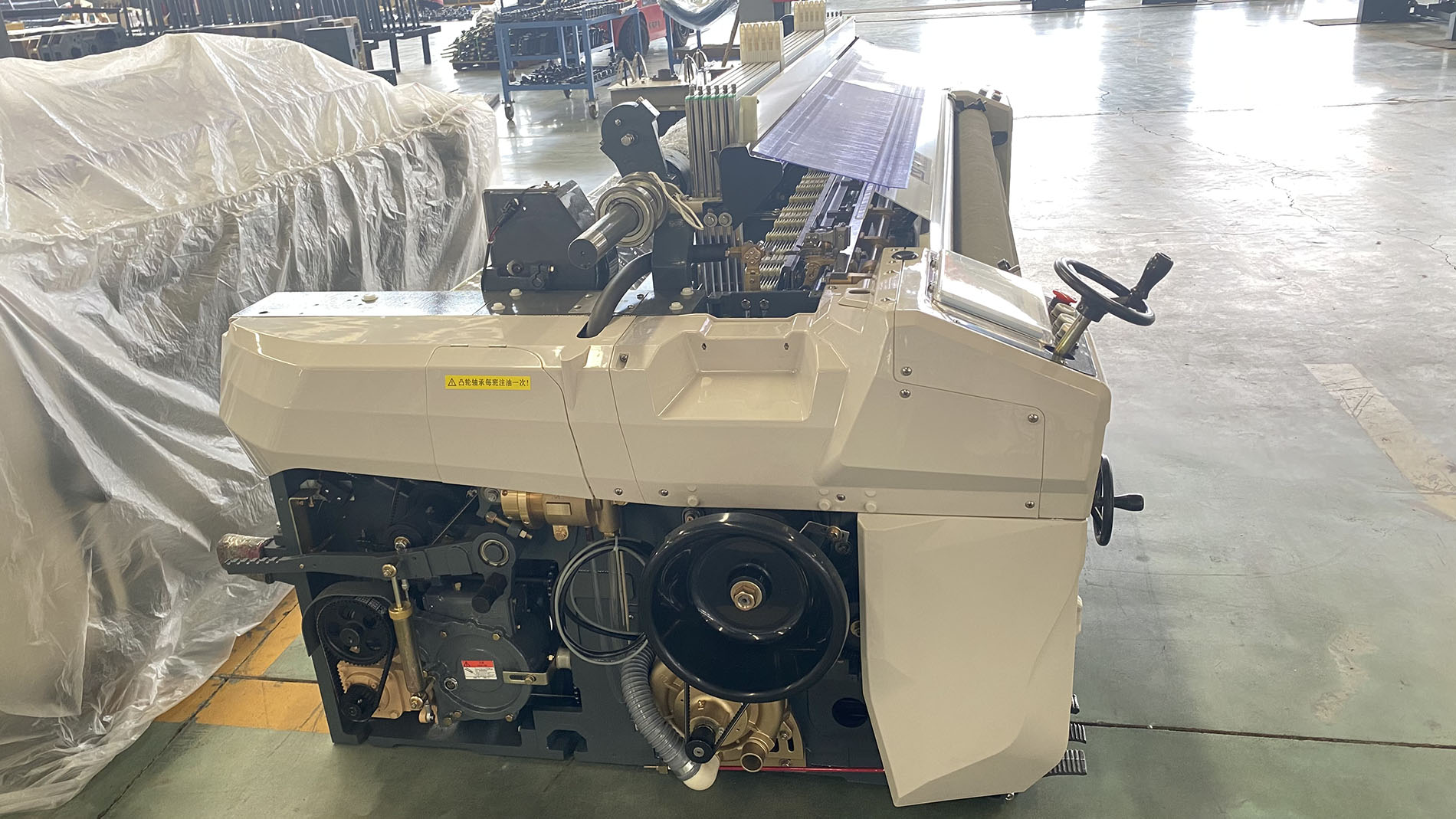 Dobby Opening Air Loom Machine 170cm 3.7KW Textile Air Jet Weaving