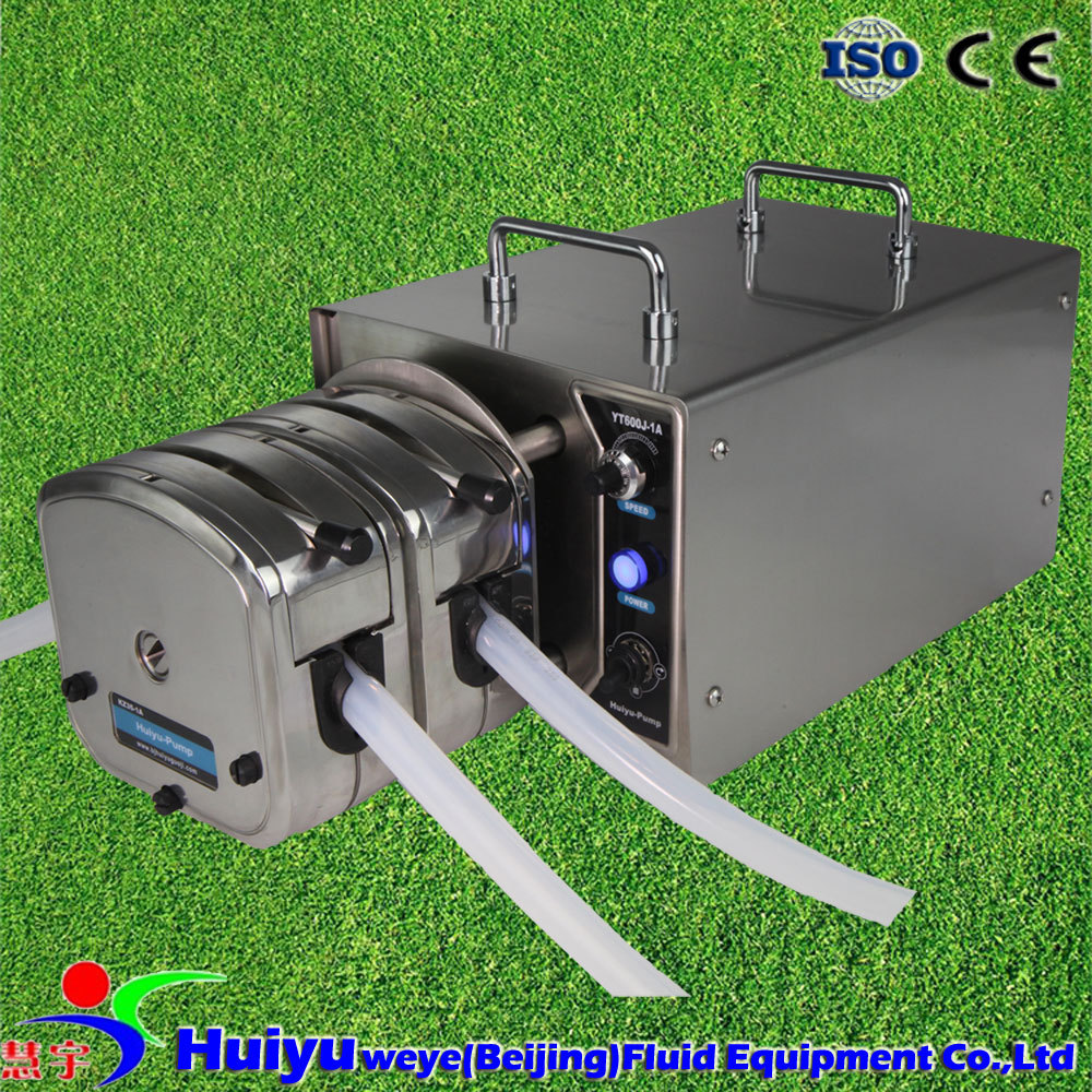 stainless housing dc motor peristaltic pump for industry application