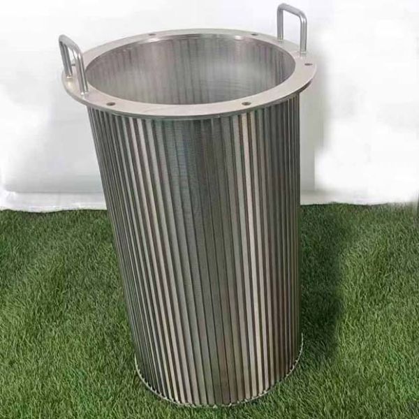 Heavy-Duty Stainless Steel Wedge Wire Mesh Sand Control Filter for Deep Water Applications