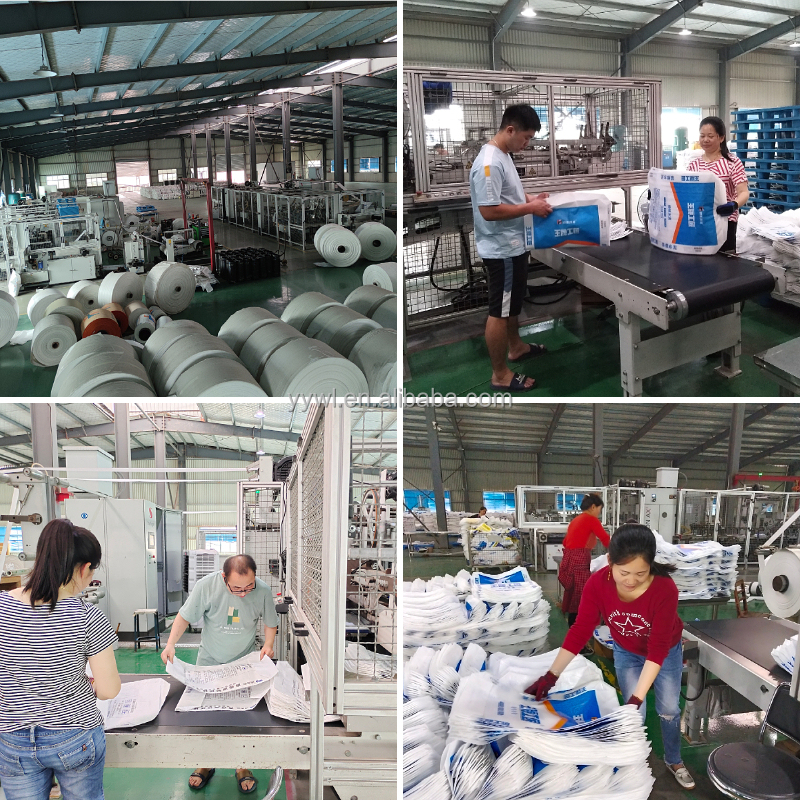 25kg 50kg Eco Friendly Woven Empty Bag Of Cement Plastic Cement Bag