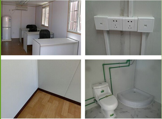 Low cost light steel frame prefab camp construction site accommodation house