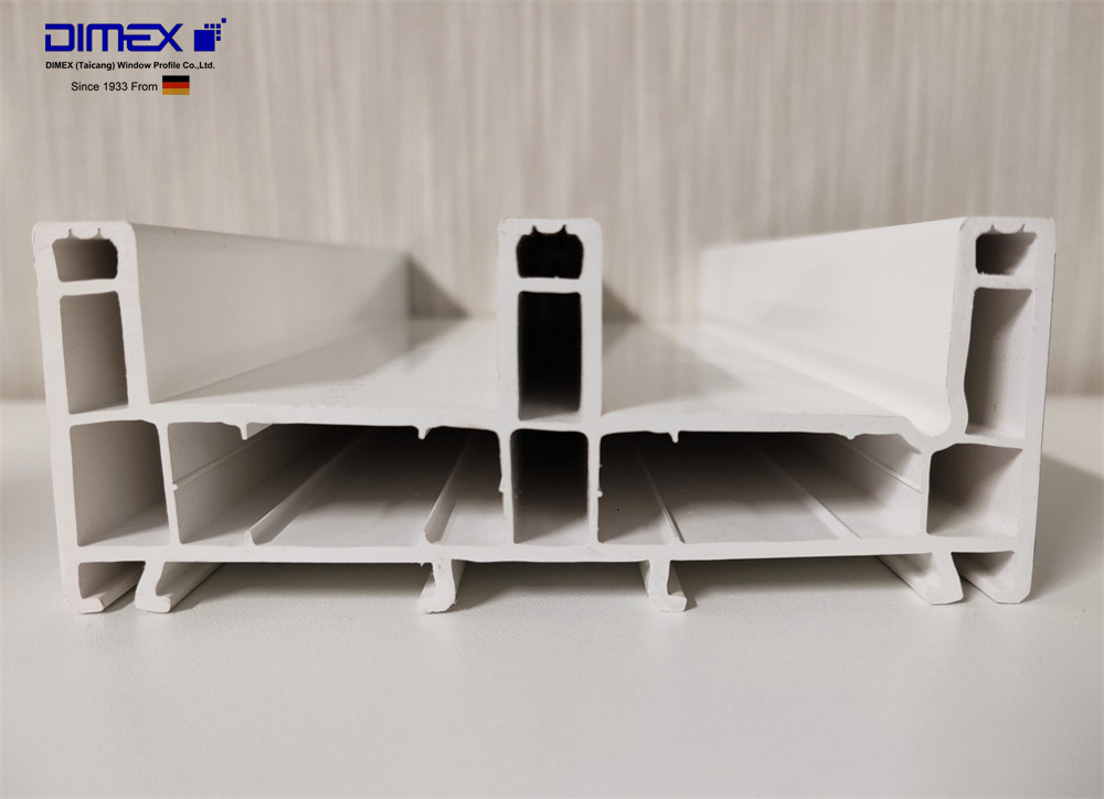 Sliding UPVC Window Door Profiles Dimex Lotus Series L108