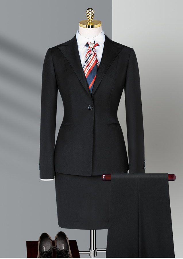 Custom Ladies Double Breasted Formal Suits for Women in Spring Summer Autumn Winter