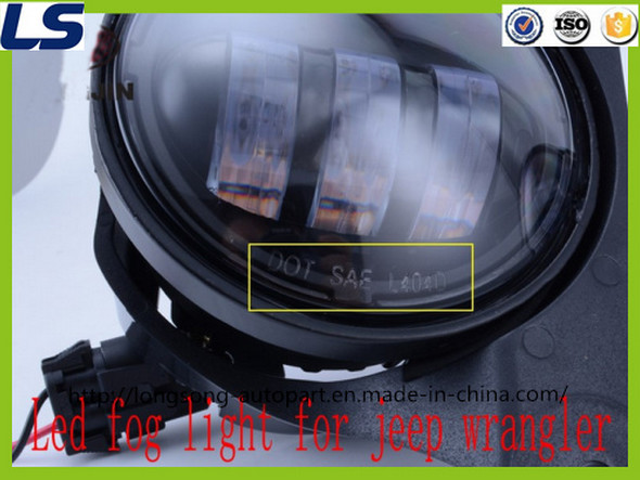 for Jeep Wrangler Jk Aluminum Die Cast Housing 30W 12V DOT LED Fog Light