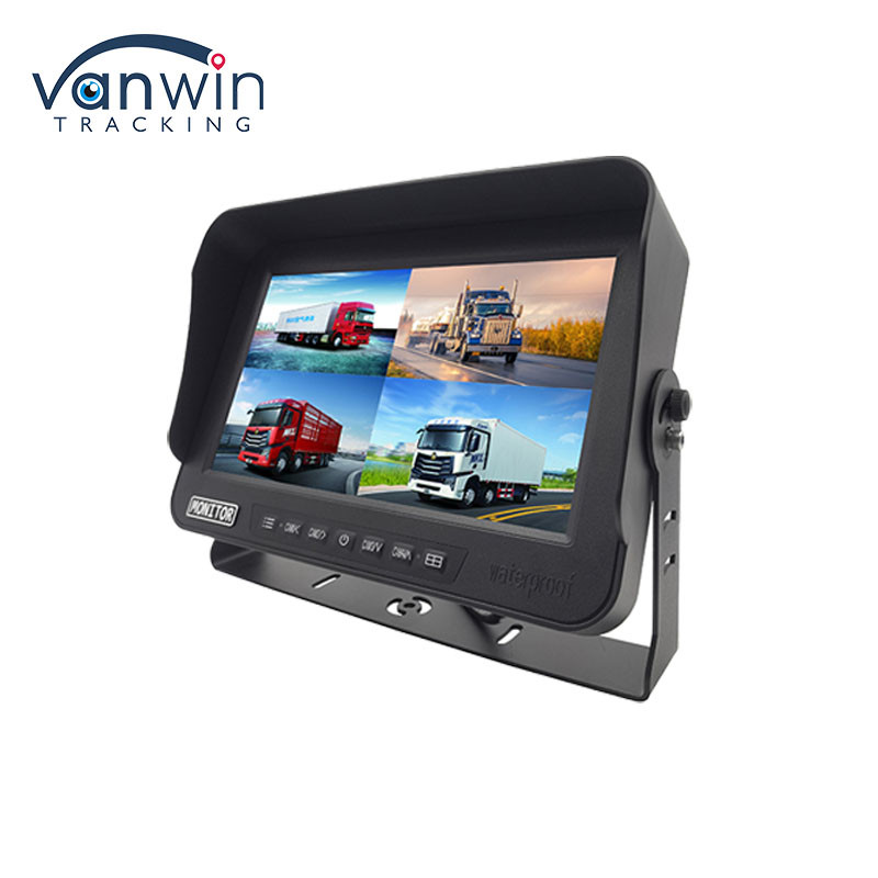 10.1 Inch AHD 1080P MDVR Monitor 4/8 Channel Full HD Waterproof Split Display Monitor For Vehicle
