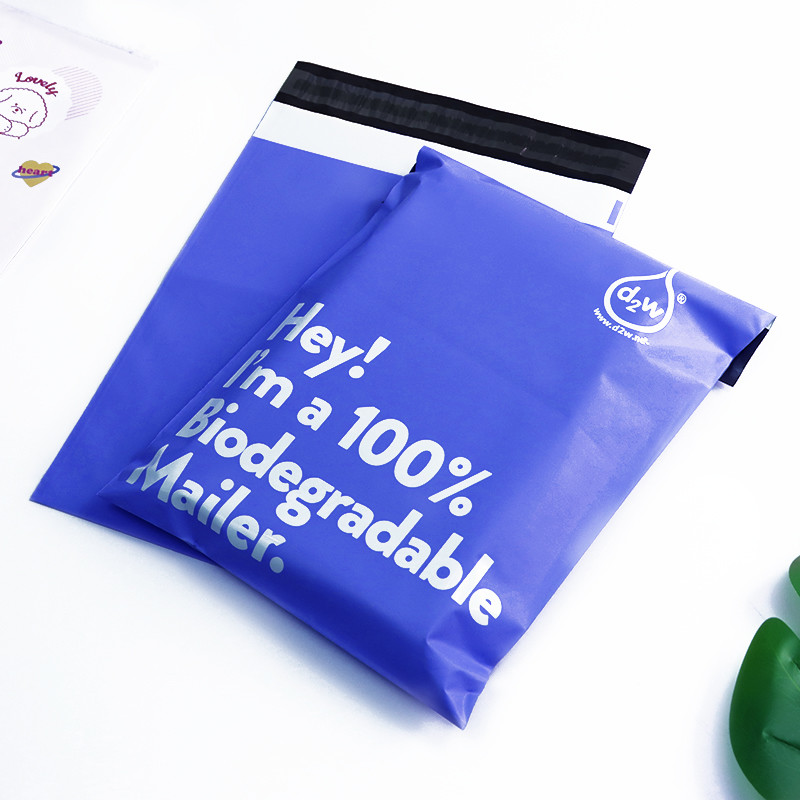 Double 12 Wire Custom Biodegradable Poly Mailers OEM ODM