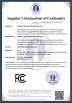 Hunan Caiyi Photoelectric Technology Co., Ltd Certifications