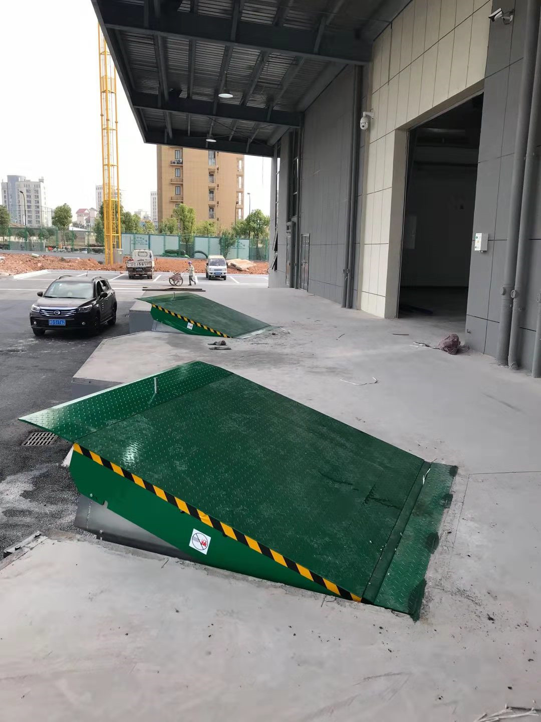 Warehouse Fixed Hydraulic Dock Plate,Dock Leveler, Deck Size 2000mm×2000mm
