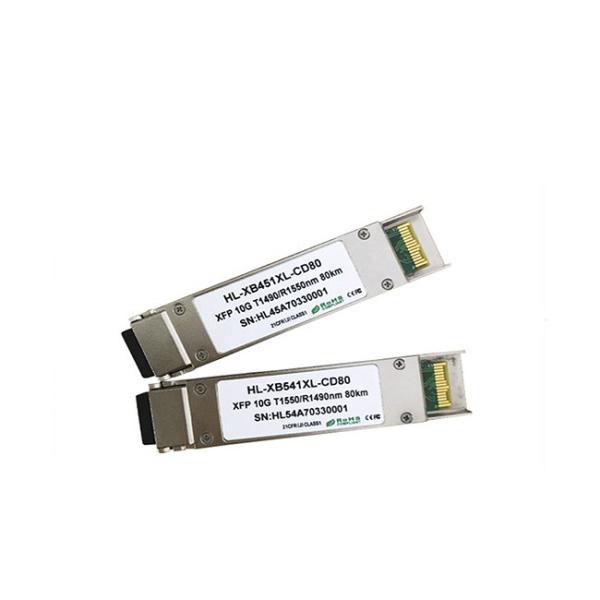 Optical Transceivers XFP Bidi 80km Tx1490nm Rx1550nm Single LC With DOM
