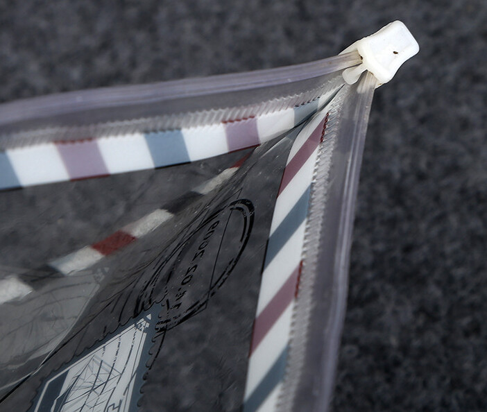 OEM Clear Plastic PVC Zipper Bag 0.1-0.8MM Thickness With Logo Printing