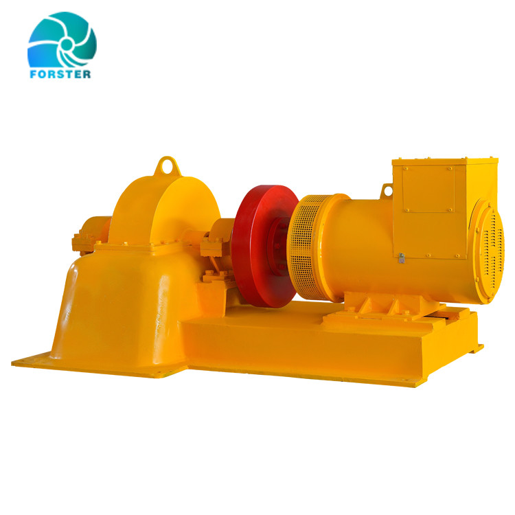 Vertical / Horizontal Micro Water Turbine Generator Used In Hydroelectric Power Plant
