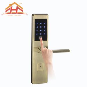 China Intelligent Biometric Fingerprint Lock And Keyless Door Lock With Longlife on sale