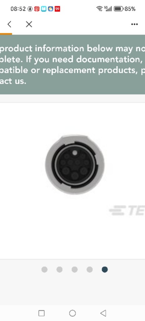 Metal / Plastic Servo Connector Industrial Automation Parts