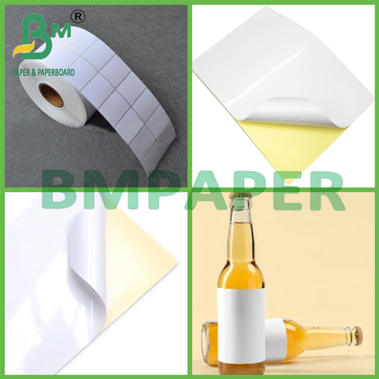 97g 860mm Width Excellent Printing Good Ink Absorption C1S Label Paper