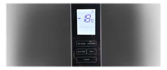 BCD-306 Total no frost double door refrigerator bottom freezer