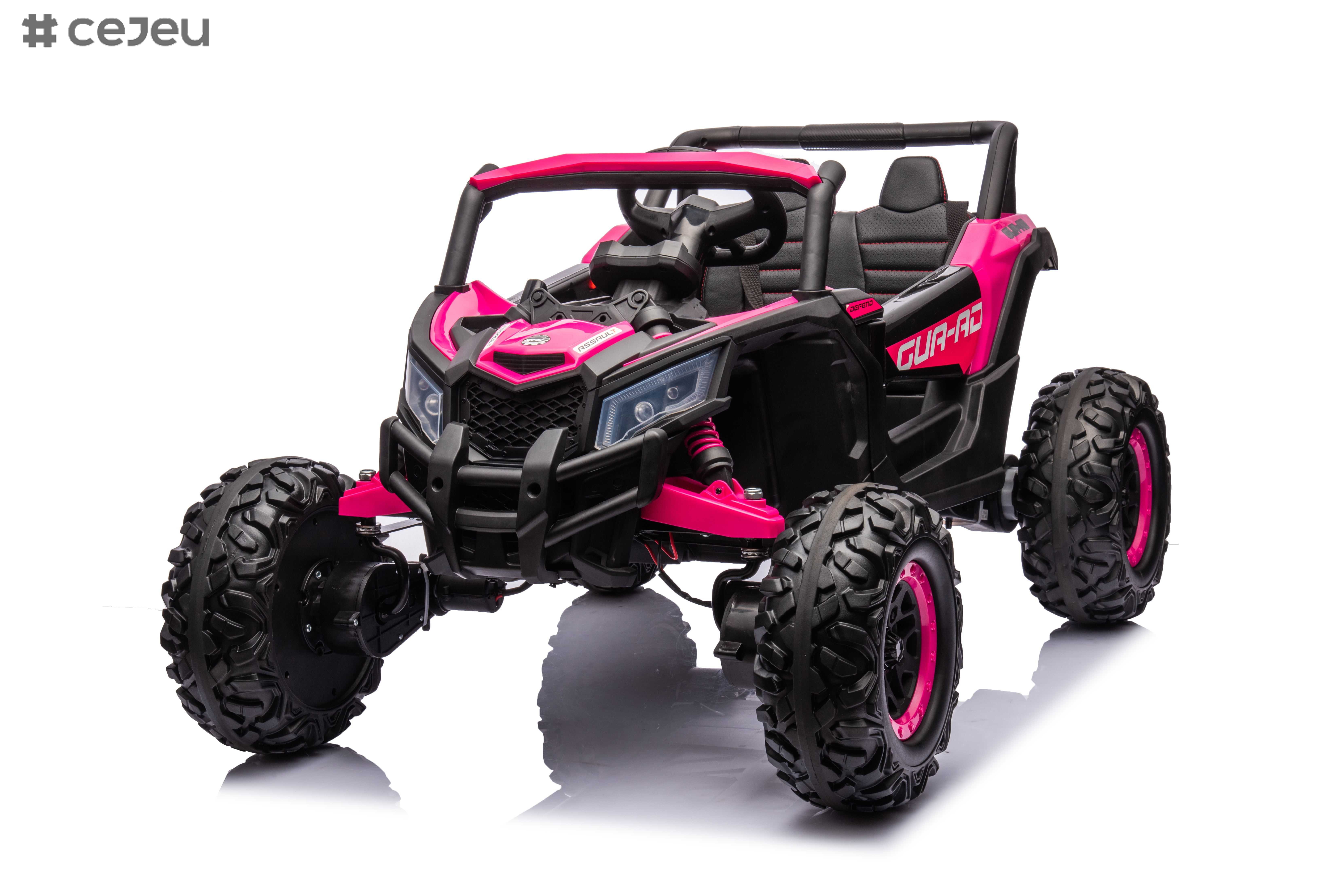 12V Battery Powered Ride on UTV w/ Remote Control, Adjustable Speed & Storage Trunk, Electric Toy Car for Kids