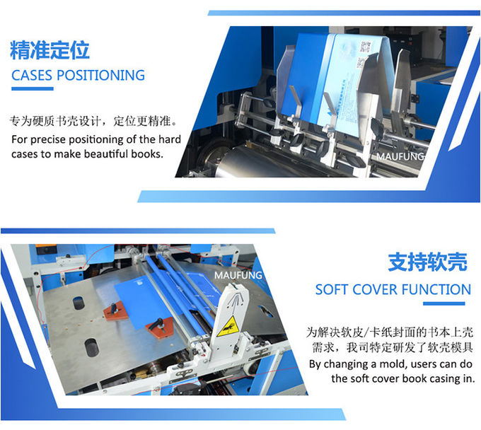 17pcs/Min 360x270mm Semi Auto Book Casing IN Machine MF-SKJ380AS