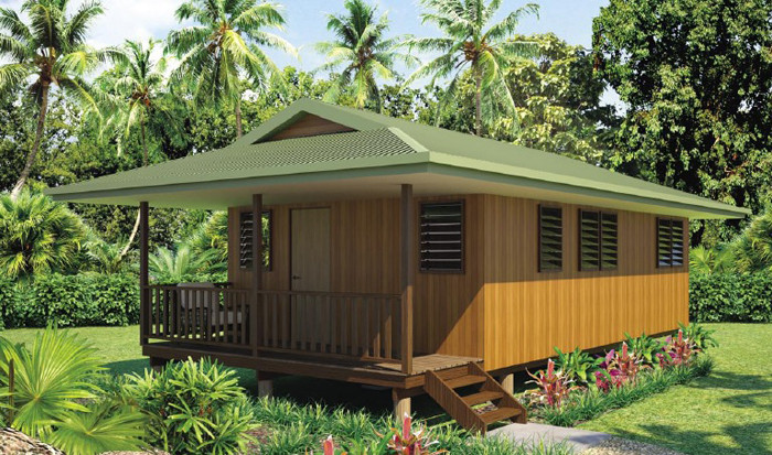 Prefab Wooden Houses Fast Assemble Light Steel Frame Beach Bungalows Tiny House