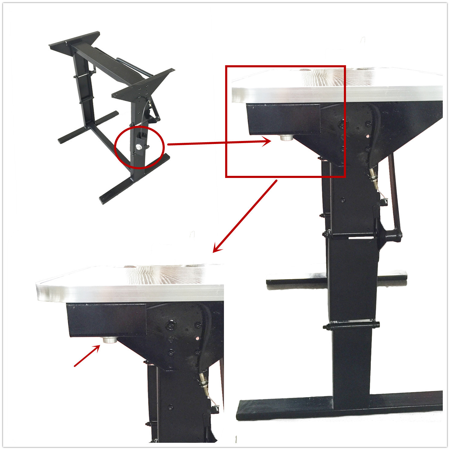 motorhome table parts RV table bracker with folding function adjustable table mount