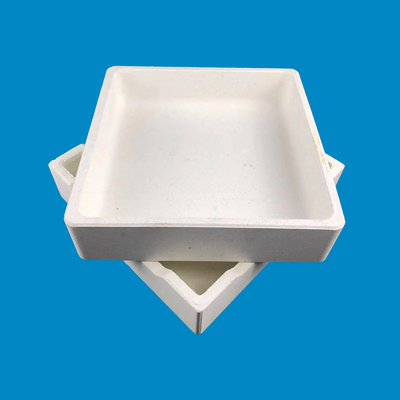 Long Lifespan Refractory Alumina Ceramic Crucible Wear Resistant High Temperature Crucible Alumina